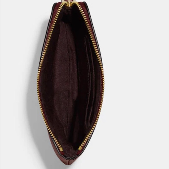 NWT COACH Limited Edition- Corner Zip Wristlet With Holiday Bells Print - Picture 7 of 7